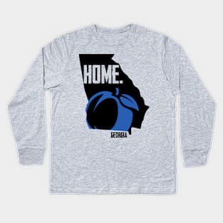 Georgia is My Home Light Kids Long Sleeve T-Shirt